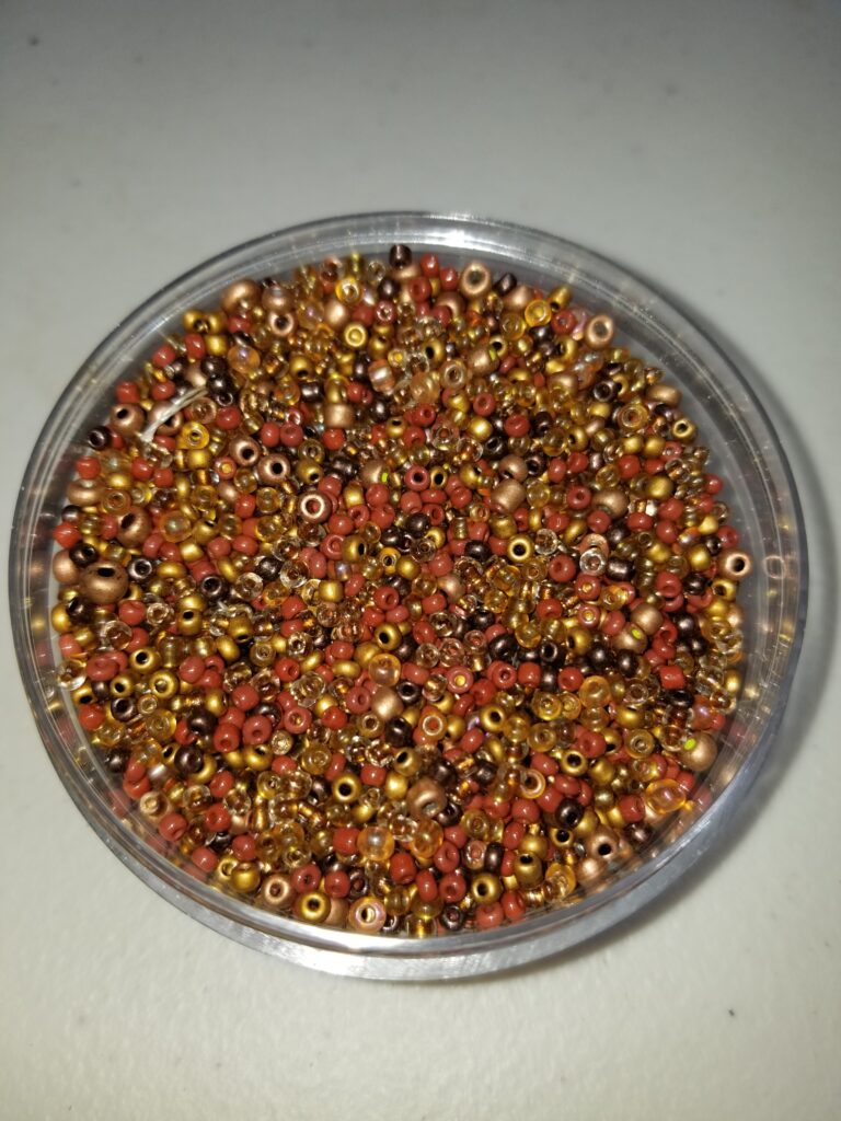 Loose glass beads